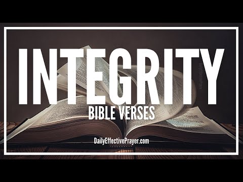 Bible Verses On Integrity | Scriptures On Building Character (Audio Bible) Video