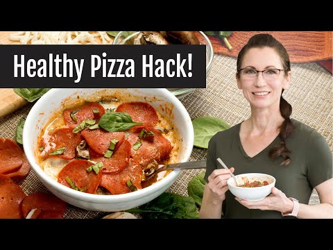 BEST Cottage Cheese Pizza Bowl Low Carb Viral Recipe