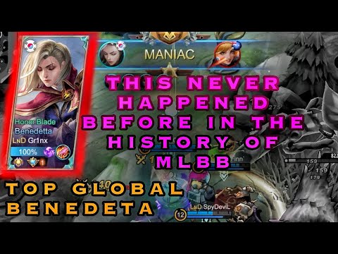 ONLY 1% CAN DO THIS!| MLBB BENEDETTA World Record