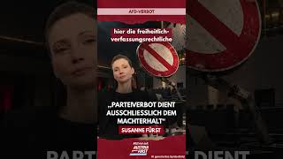 Fürst: Parteiverbot dient ausschließlich dem Machterhalt