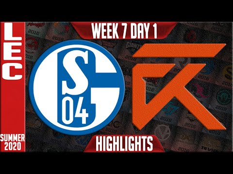 S04 vs XL Highlights | LEC Summer 2020 W7D1 | Schalke 04 vs Excel