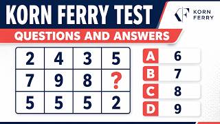 How to Pass KORN FERRY Assessment Test: Questions with Answers and Solutions