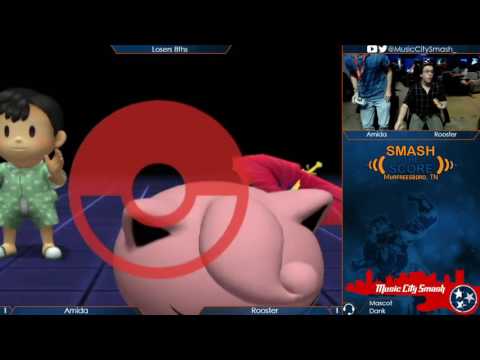 STS18 - Amida (Jigglypuff) vs Rooster (Ness, Toon Link) - Project M Losers 8ths