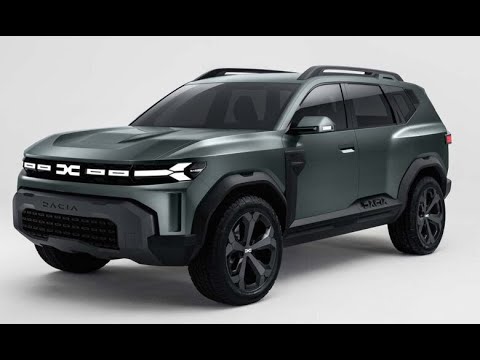 New Dacia Grand Duster 2022 7 Seater 4x4 SUV in All New 2021 Bigster Concept from Renault