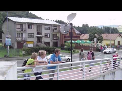 Sromowce Niżne z Mostu na granicy ze Słowacją