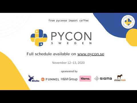 Opening the PyCon Sweden 2020