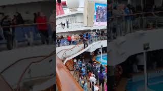 Carnival Glory sail away party