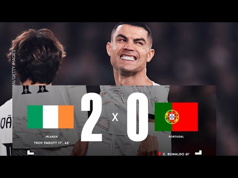 Red Card C. Ronaldo Angry Highlights 2-0 Ireland vs Portugal !! European World Cup Qualifiers 2026😱
