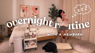 🌙 Spend ALL Night with Us & Our Newborn | Baby Bedtime Routine & Exclusively Breastfeeding