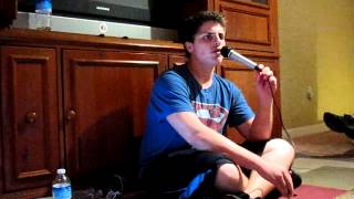 Steve singing &quot;Walking next to you&quot; by the Acres