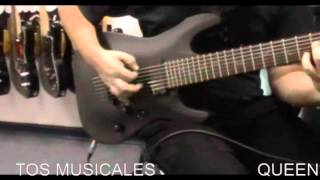 Video thumbnail for Guitarra Schecter Damien 7 by Queen Instrumentos