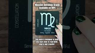 The 13 Sign Astrology Deck is designed to help read astrology charts!