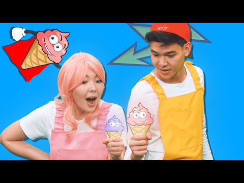 Ice-cream man | Super heroes | Nursery rhymes | Musical video for kids | Kids song
