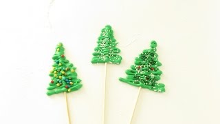 EASY royal icing Christmas trees - alberi di Natale in ghiacchia reale FACILI