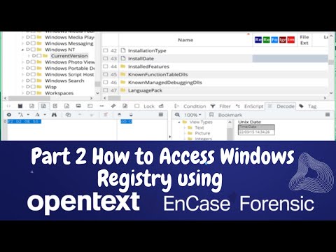 Digital Forensic Investigation Case in OpenText EnCase 23 | Part 2 Windows Registry