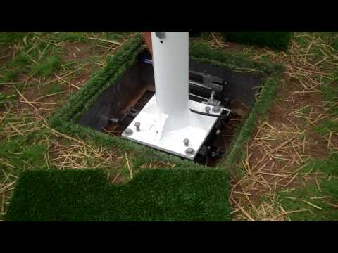 Sportsfield Specialties "Ultimate" AdjustRight®: Rotating the Football Goal - Close Up