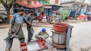 Excellence Technical Skill In High Voltage Electric Motor Scrap Amazing process | high Voltage motor