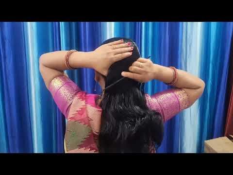 Sleek U Bun Hairstyle With Backpin | Requested Video |Doorway To Beauty 