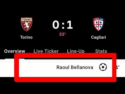 Raoul Bellanova Goal Vs Torino | Torino Vs Cagliari | 0-1 |