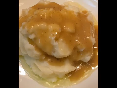 Homemade Chicken Gravy Made With Stock / Broth