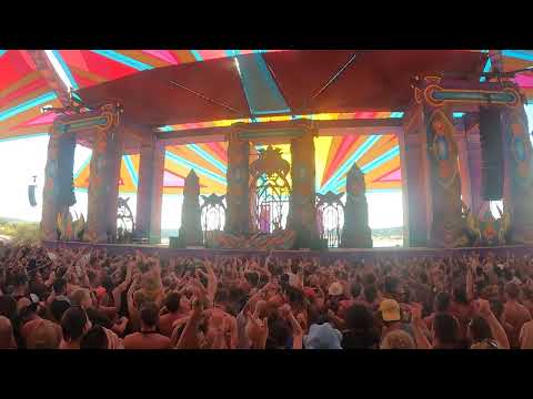 Filteria vs Anoebis Goa Music in Dance Temple Front View Boom Festival 2022
