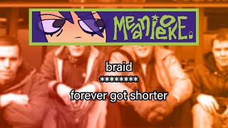 Braid - Forever Got Shorter (karaoke)