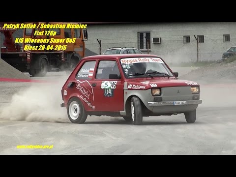 Patryk Setlak / Sebastian Niemiec - Fiat 126p - KJS Wiosenny Super OeS Biecz 26-04-2015