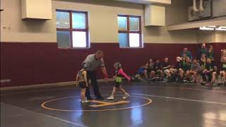 “Stone Cold” Little Brother Interferes in Sister's Wrestling Match