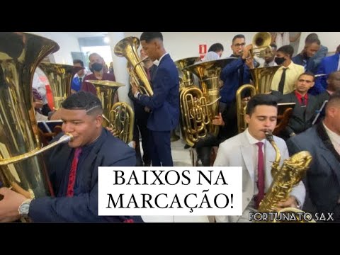 290 - Sempre avante! ENSAIO REGIONAL EM SÃO FÉLIX BA  - BARÍTONOS & TUBAS na MARCAÇÃO