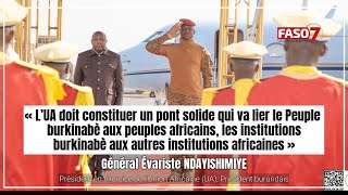 Le Capitaine Ibrahim Traoré reçoit le Président en exercice de l’Union Africaine