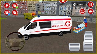 Ambulans Oyunu İzle 3D - American Ambulance Simulator #346 || Ambulans oyunları 4K Android Gameplay