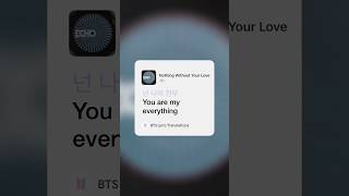 Download lagu 'Nothing Without Your Love' Lyrics with English Translation - Jin (진) of BTS (pt.2) #Jin #Jin_Echo mp3