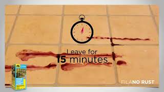 Fila No Rust - rückstandsloser Rostfleckenentferner - Rost entfernen- Steinreiniger-Stein-Doktor