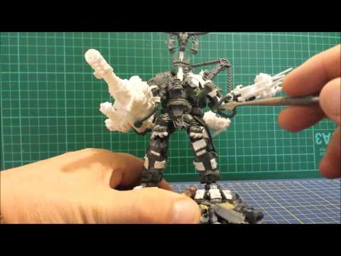 Warhammer 40k Ork Army Converted Dread MkII Talkie bit