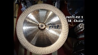 Video thumbnail for Paiste PST5 18" China 4k Quality by Daniel Charavitsidis