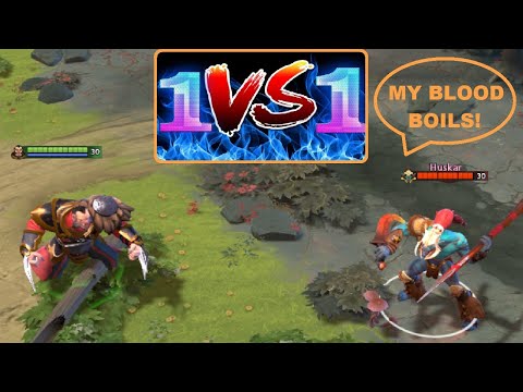 Lycan VS Huscar - Level 30 [NO-ITEMS] WHO WOULD WIN? Dota 2 Funny