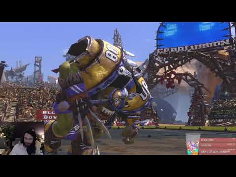 Crendorian Blood Bowl League Season 5 - Week 11 (Final Game): Lizardmen vs Orcs