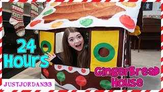 24 Hour Gingerbread House Challenge / JustJordan33