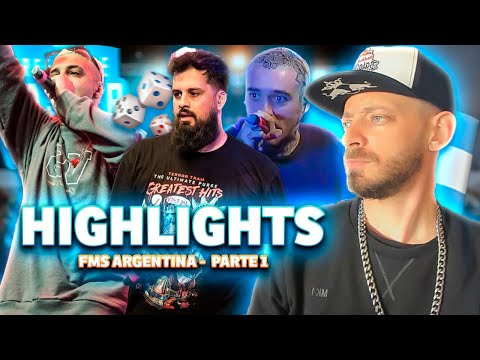 DTOKE REACCIONA A LAS MEJORES RIMAS DE #FMSARGENTINA2022 - Jornada 4 l Parte 1