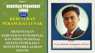 Kebutuhan Fungsional dan Non Fungsional Sistem || System Request, Rekayasa Perangkat Lunak