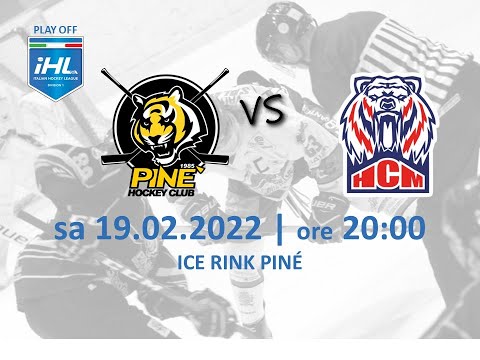 IHL 1 DIV PLAYOFF HC PINE' - HC MILANO BEARS