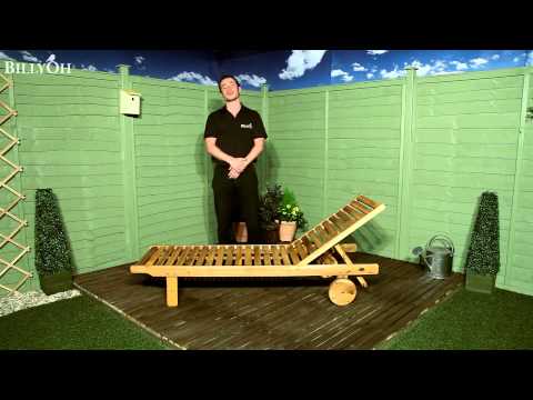 BillyOh Classic Acacia Sun Lounger