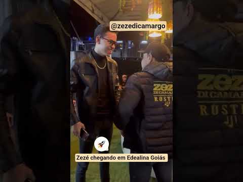 Zezé dicamargo chegando em Edealina Goiás 🥹#zezédicamargo #shorts #yputubeshorts