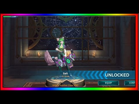 Paladins 4.7 Absolution - Good Vibes New Chest Opening All Items