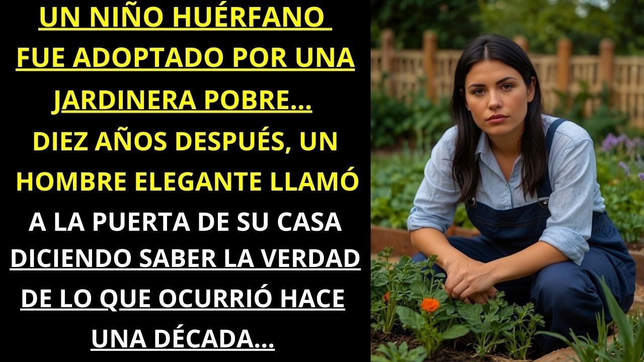 Un Niño Huérfano Fue Adoptado Por Una Pobre Jardinera...