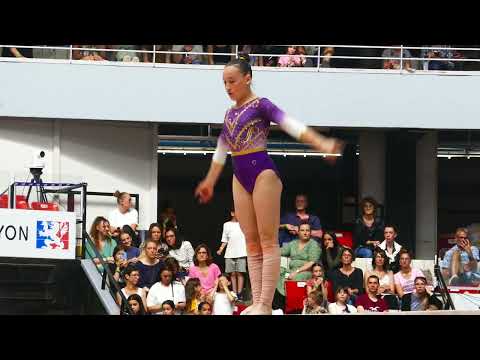 Noélie Ayuso - finale poutre junior - Championnat de France elite 2024