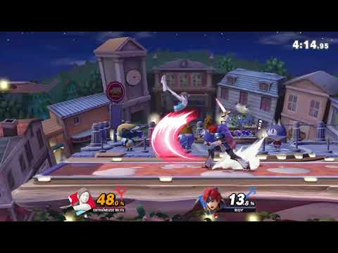 LPUS2E4 - Kuracow (Wii fit Trainer) Vs TonyClackos ( Roy) - Winner final - Game 4