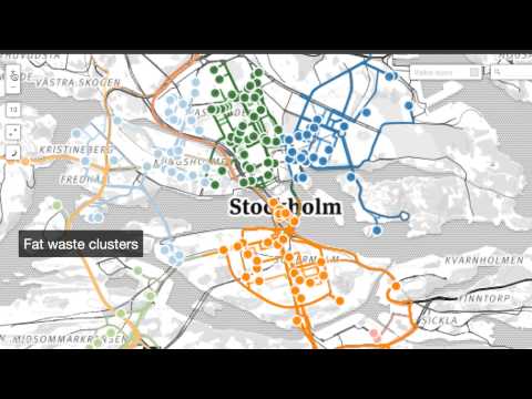 Optimized waste collection in Stockholm