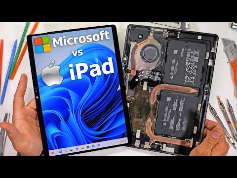 Is the NEW Surface Pro STRONGER than the iPad Pro?! - (Its only fair...)