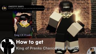 Download lagu Here's how to get King of Pranks Chance & Big T emote!|Forsaken mp3